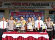 Kapolres AKBP Asep Bangbang Saputra Sampaikan Pencapaian Polres Barsel Dalam Memelihara Kamtibmas