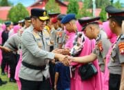 Kapolda Kalteng Pimpin Upacara Korp Raport, 196 Personel Naik Pangkat