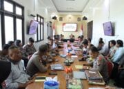 Polres Barsel Terima KunjunganTim Supervisi OMB 2024 Biroops Polda Kalteng