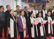 Camat Mandau Telawang, Resmikan Gereja GKE Bowot Bahua Tumbang Bukoi