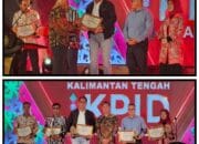 Kepala Dislutkan H. Darliansjah Terima Anugerah Penyiaran KPID Kalteng