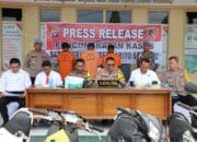 Polres Barsel Ungkap Kasus Tindak Pidana Curanmor, Ketiga Tersangka Diamankan