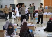 Tinjau Penyortiran dan Pelipatan Surat Suara Pemilu 2024, Ini Pesan Kapoles Pulpis