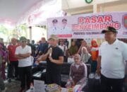 Stabilkan Harga Bahan Pokok, Gubernur Sugianto Sabran Buka Pasar Penyeimbang di Empat Kecamatan Kotim