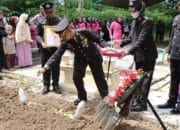 Polres Pulang Pisau Gelar Upacara Pemakaman Brigpol Alm Supriady