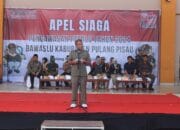 Asisten Setda Pemkab Pulpis Buka Apel Siaga Pengawasan PEMILU 2024