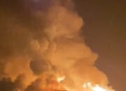 Komplek Pasar Mingguan di Kecamatan Maliku Terbakar