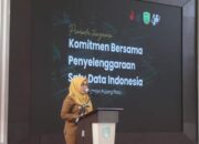 Pj Bupati Pulpis Nunu Andriani Hadiri Penandatanganan Komitmen Bersama Penyelenggaraan SDI