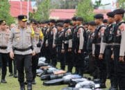 Kapolda Irjen Pol Djoko Poerwanto Pimpin Apel Pemberangkatan 335 Personel Pengamanan TPS Pemilu 2024