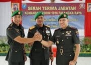 Pimpin Sertijab Dandim 1016 Palangka Raya, Ini Pesan Danrem 102 Brigjen TNI Iwan Rosandriyanto