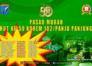 Korem 102 Kalteng Gelar Pasar Murah selama 3 Hari