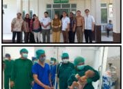 Pj Bupati Nunu Andriani Tinjau Bakti Sosial Operasi Gratis Bibir Sumbing di RSUD Pulpis