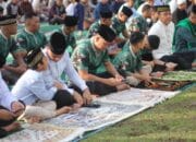 Danyonif 631 Antang Bersama Seluruh Prajurit Sholat Idul Fitri 1445 H di Lapangan Makorem 102
