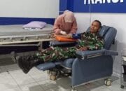 Donor Darah, Ini Dilakukan Babinsa HST Untuk Warga 