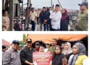 Gubernur Sugianto Sabran Prihatin, Pemprov Kalteng Salurkan Bantuan Kepada 50 KK Terdampak Kebakaran