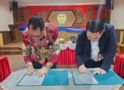 Kepala Dislutkan Kalteng Tanda Tangani PKS Penyediaan Layanan Perbankan