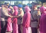 Kapolres Tala Pimpin Sertijab, Tiga Kapolsek Tukar Posisi