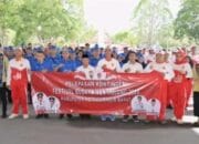 Pelepasan Kontingen Kobar Mengikuti FBIM Kalteng di Palangka Raya