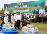 Pangdam XII/Tpr Hadiri Apel Siaga Alat dan Mesin Pertanian Korem 102/Pjg