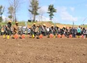 TNI AD Peduli Pangan, KASAD Pimpin Pembukaan Lahan Baru di Kalsel