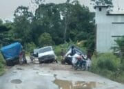 SE Bupati Tak Digubris, Ruas Jalan Kasongan Menuju Tumbang Kaman Rusak