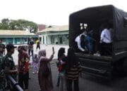 Dandim 1002 Hadiri Pelepasan Komcad Diiringi Sanak Keluarga