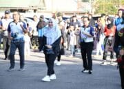 BNK Pulpis Gelar Senam Bersama, Ini Pesan Pj Bupati Nunu Andriani