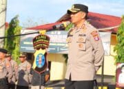 Ini Pesan Kapolres Kobar Saat Pimpin Apel Penutupan Latja Siswa Diktuba Polri