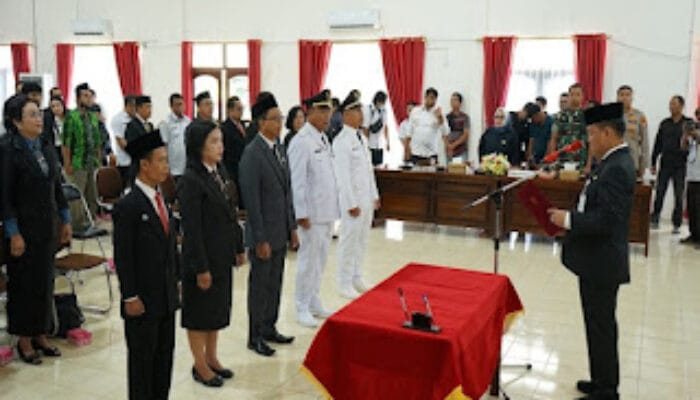 41 Pejabat Administrator, Fungsional, Pengawas, Resmi Dilantik Pj Bupati Barsel