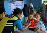 Bantu Masyarakat, Posyandu Keliling Rumkit Bhayangkara Cegah Stunting