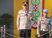 Perdana Pimpin Apel, Ini Arahan Kapolres Kotim Kepada Jajaranya