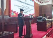 DPRD Mura Gelar Paripurna Penyerahan KUPA Oleh Pj Bupati Hermon 