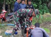 Uji Coba Pompa Air Untuk Swasembaa Pangan, Ini Peran Babinsa Barabai