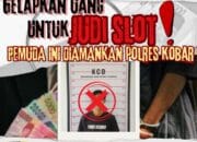 Gara-Gara Judi Slot, Pemuda Ini Diamankan Polres Kobar