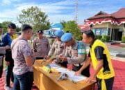 Cek Senpi Personel, Sipropam Polres Barsel Lakukan Pengawasan
