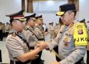 Kapolda Irjen Pol Djoko Pimpim Sertijab 4 PJU dan 4 Kapolres Resmi Berganti