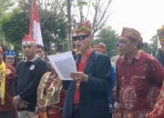 Kapakat Dayak Lakukan Aksi, Tolak Calon Pemimpin Bukan Orang Dayak