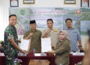 Perbaikan Infrastruktur Lahan Rawa, Pemkab Barsel Teken PKS bersama Kodim 1012 Buntok