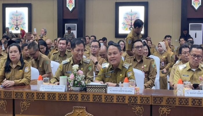 Pj Bupati Barsel Hadiri Rakor Program Pemberantasan Korupsi 2024 di Kantor Gubernur Kalteng