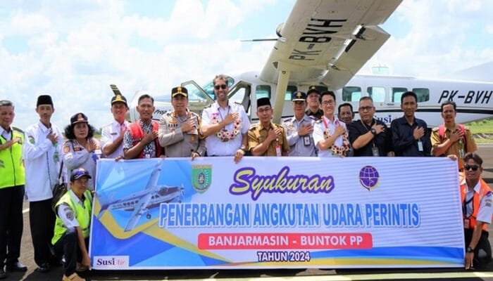 Syukuran Bandara Sanggu Barsel Untuk Layani Warga Barsel dan Sekitarnya