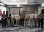Saling Sinergi, Danrem 102 Terima Kunjungan Kakanwil BPN Kalteng