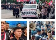 Kawal Putusan MK, Ratusan Mahasiswa “Aliansi Rakyat Melawan” Lakukan Demo