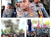 Mahasiswa Demo Kawal Putusan MK, 350 Personil Kepolisian Amankan Jalannya Aksi