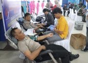 HUT Ke-69, Satlantas Polres Kobar Gelar Aksi Donor Darah
