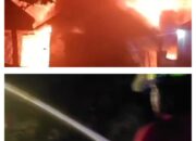 Diduga Akibat Korsleting Listrik, 5 Bangunan Rumah Warga di Pangkalan Bun Terbakar,