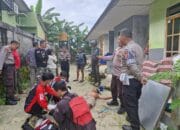Pria Tak Sadarkan Diri, Polres Kobar Tanggap Bantu Korban