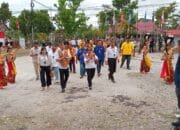 Simpatisan dan 10 Parpol Pengusung Antar Jaya-Efrensia Mendaftar ke KPU Gumas