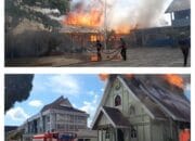 Dua Bangunan Terbakar, Fasilitas Pendidikan dan Tempat Ibadah Dilalap Api