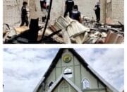 Kebakaran Gereja dan sekolah, Tim Puslabfor Mabes Polri Olah TKP