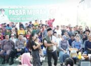 Ringankan Beban Masyarakat, Gubernur Sugianto Buka Pasar Murah di Mura